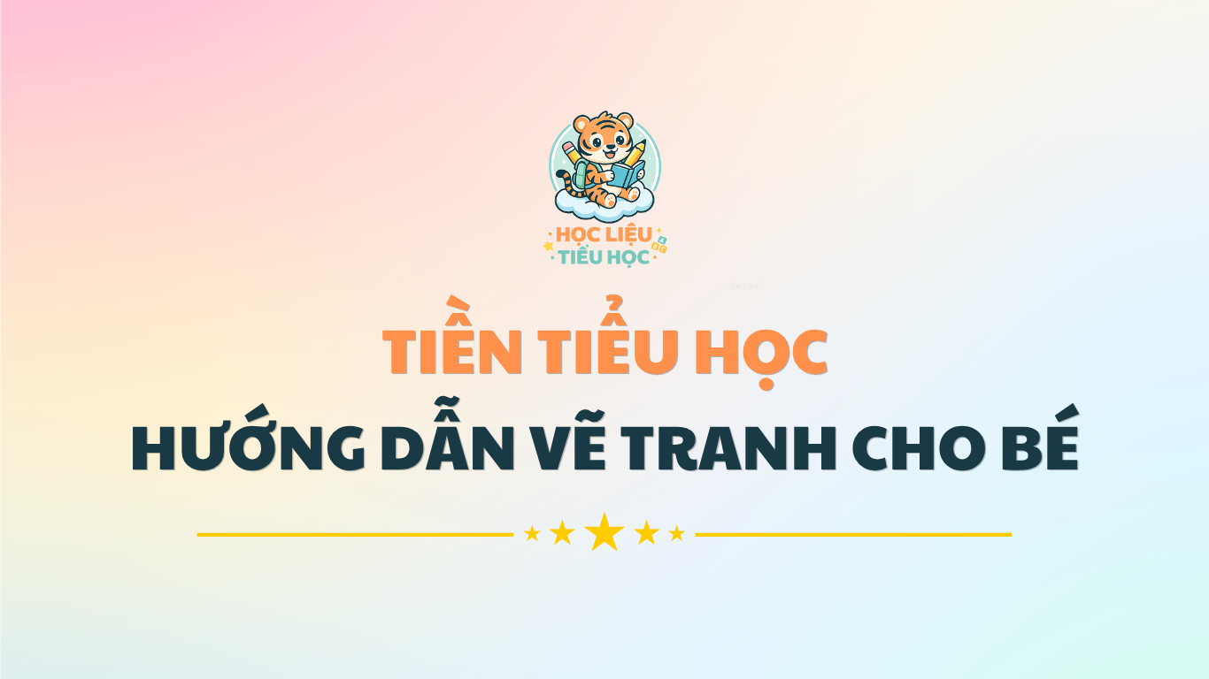 Hướng dẫn vẽ tranh đơn giản cho bé PDF